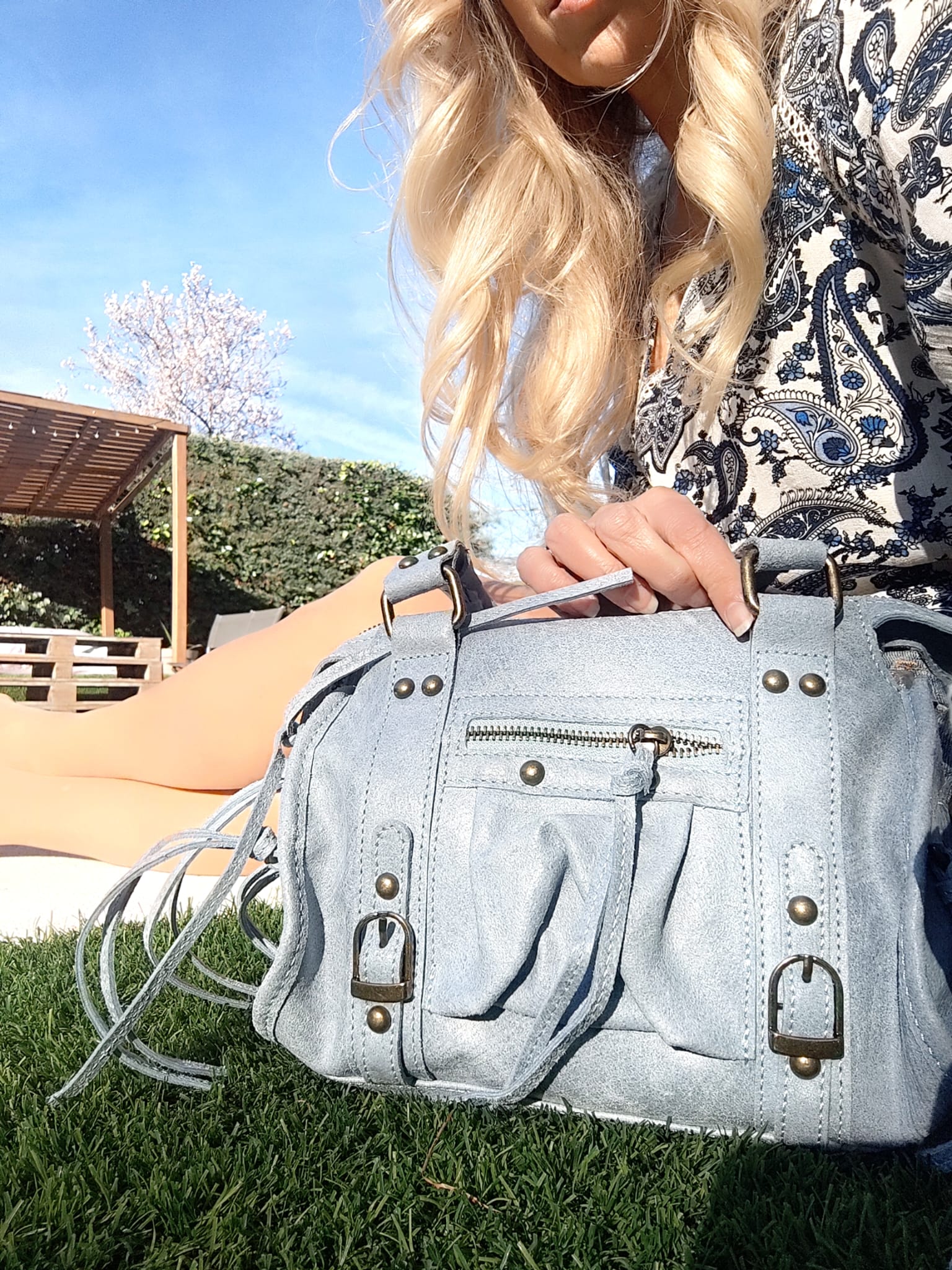 Bolso Miranda celeste