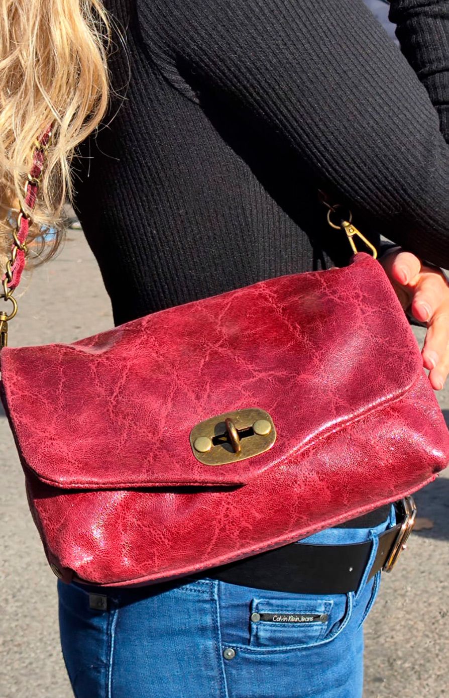 Bolso Olivia. Bolso piel satinada - Imagen 5