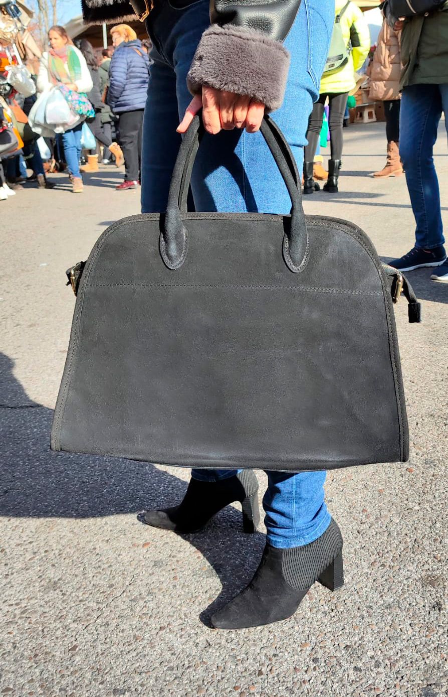 Bolso Raquel. Bolso de ante gran capacidad - Imagen 4