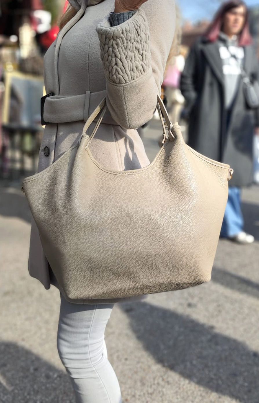 Bolso Aurora. Bolso de piel gran capacidad - Imagen 7