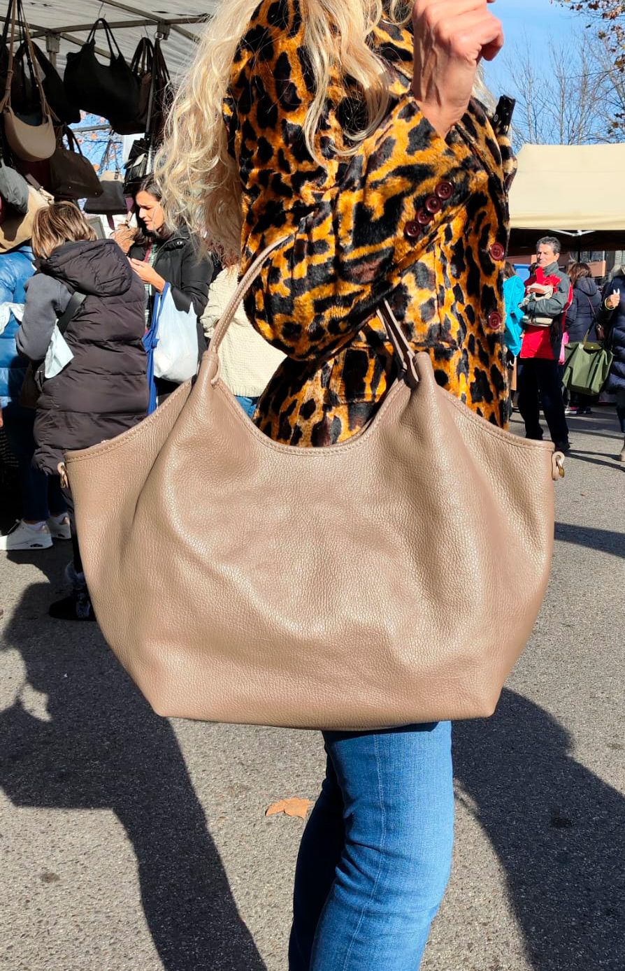 Bolso Aurora. Bolso de piel gran capacidad - Imagen 5