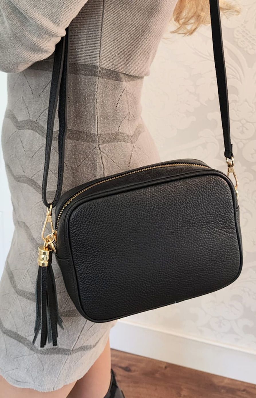 Bolso Estela. Bolso tipo neceser con borla - Imagen 10