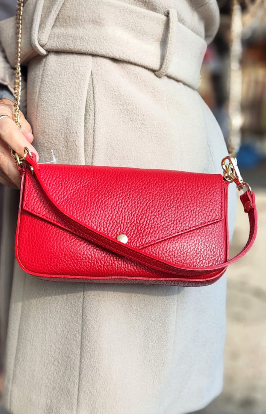 Cartera Valeria. Cartera con doble asa