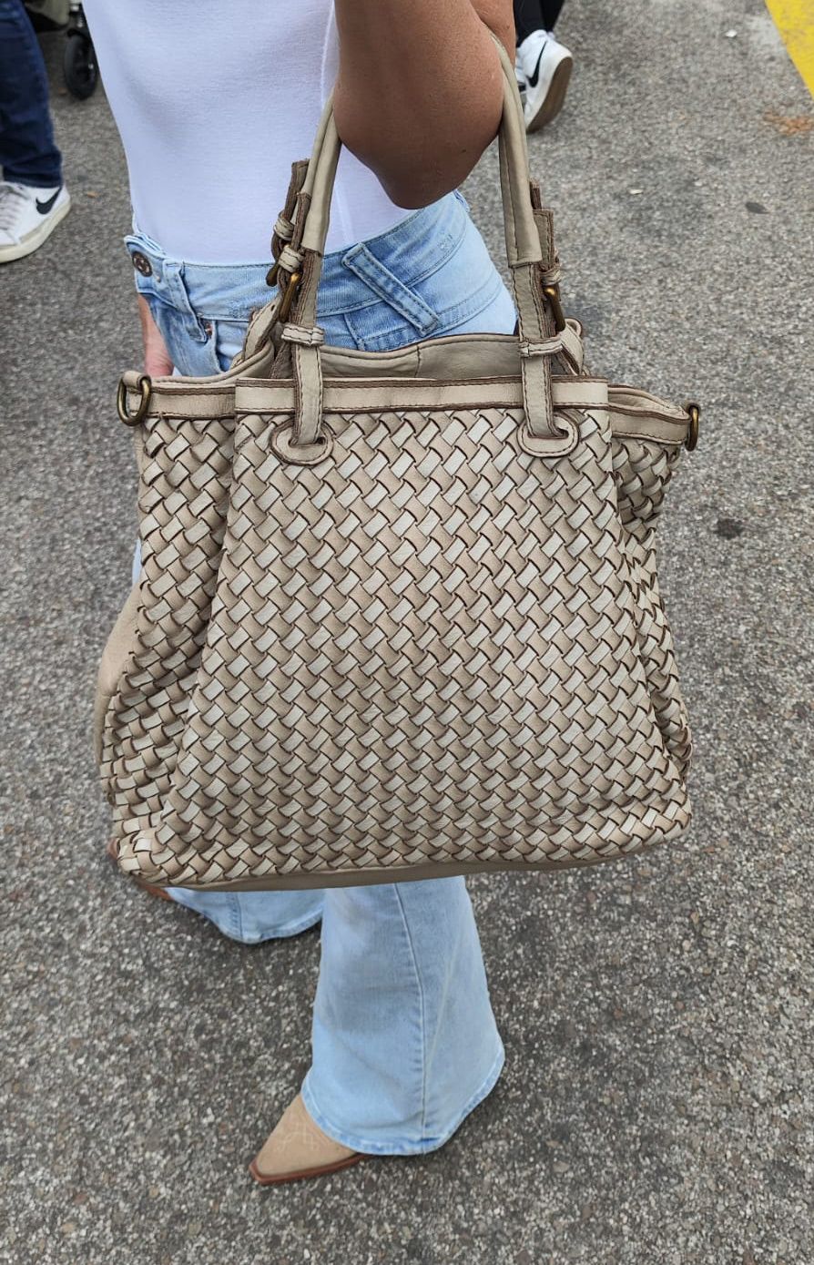 Bolso Kaleshi. Bolso de piel lavada - Imagen 6