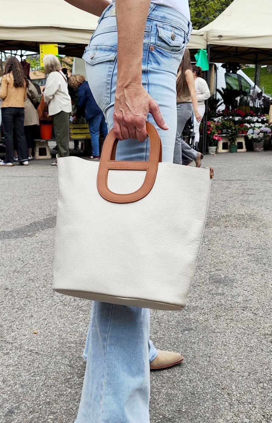 Bolso Dunia. Bolso bicolor