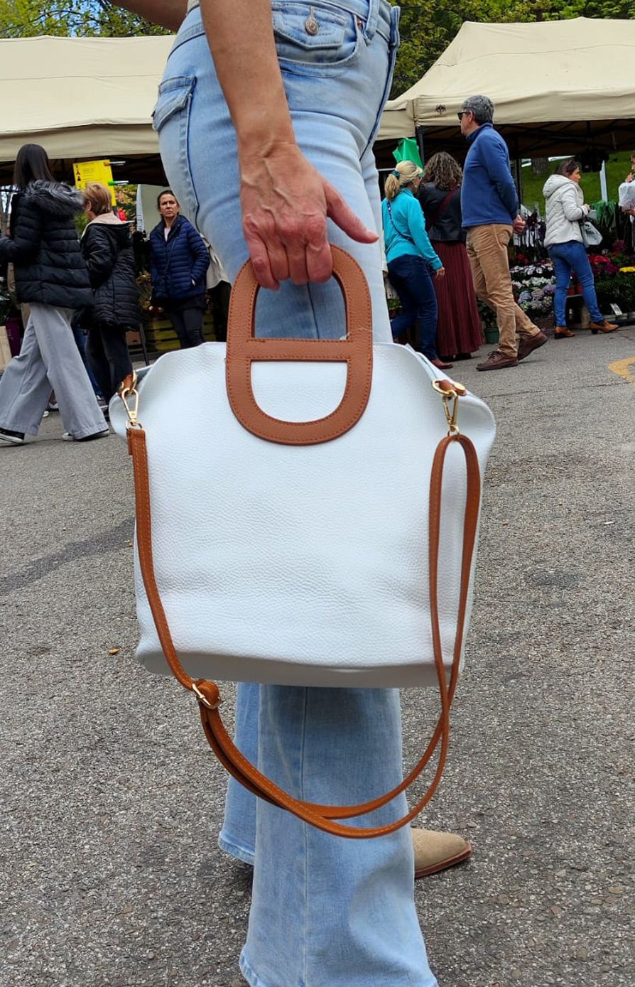 Bolso Dunia. Bolso bicolor - Imagen 3