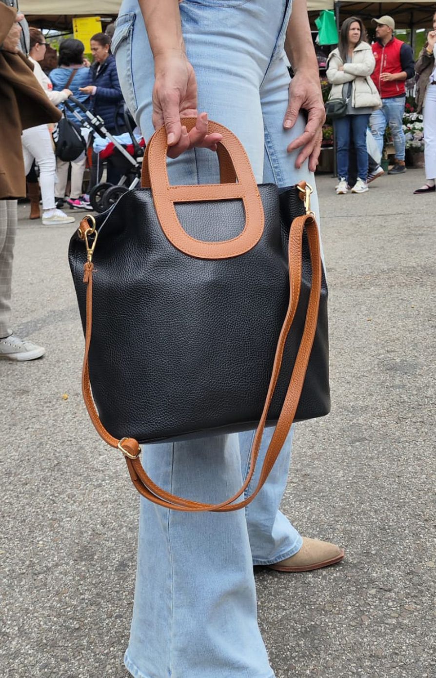 Bolso Dunia. Bolso bicolor - Imagen 4