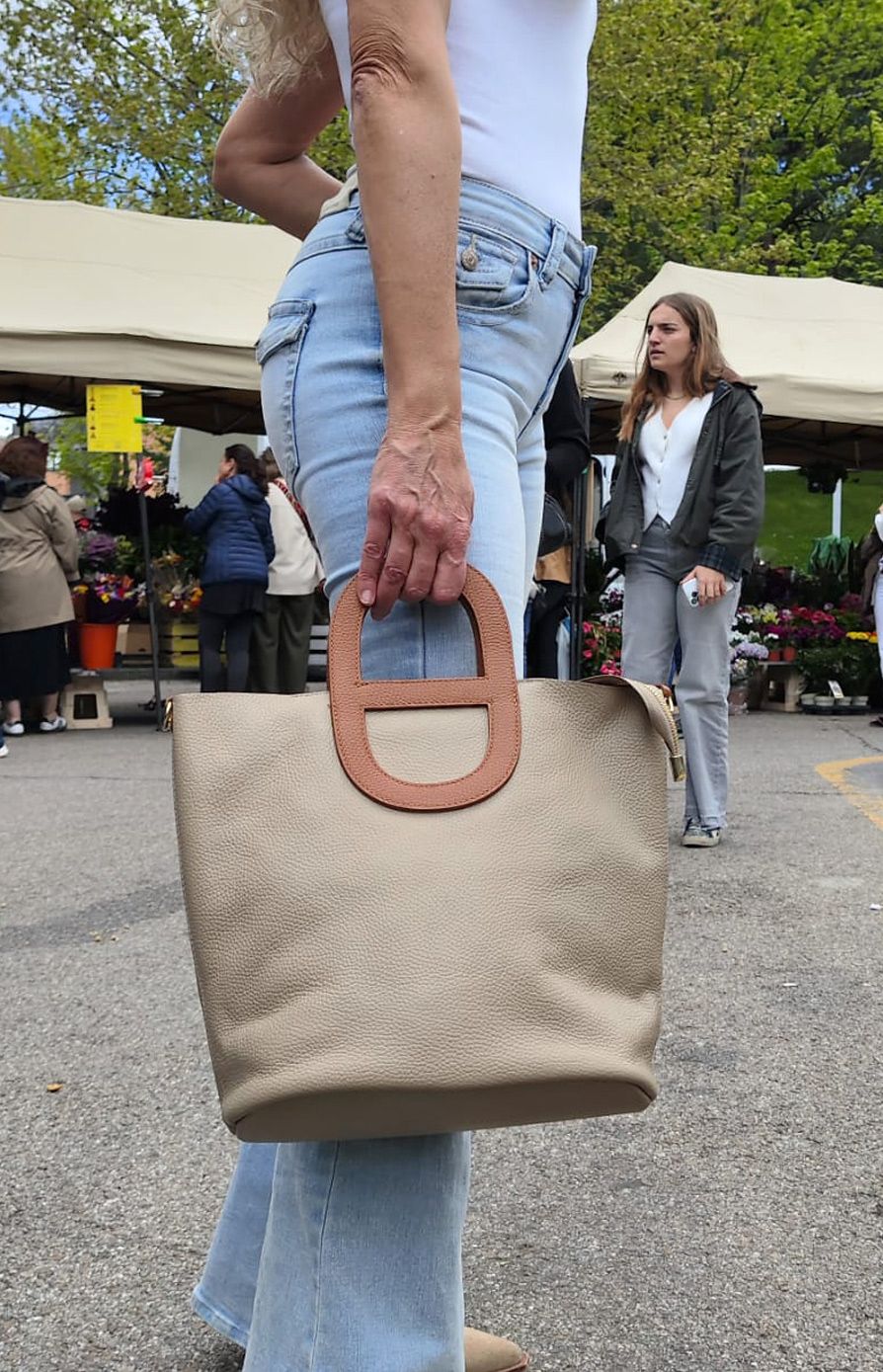 Bolso Dunia. Bolso bicolor - Imagen 6