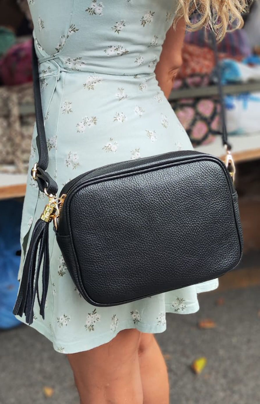 Bolso Estela Grande. Bolso tipo neceser con borla - Imagen 3