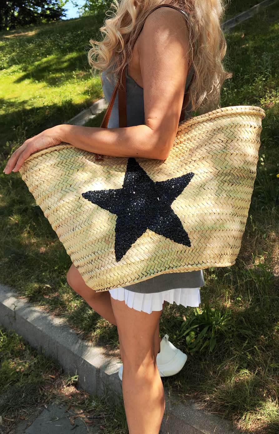 Cesta Estrella, cesta de mimbre - Imagen 2