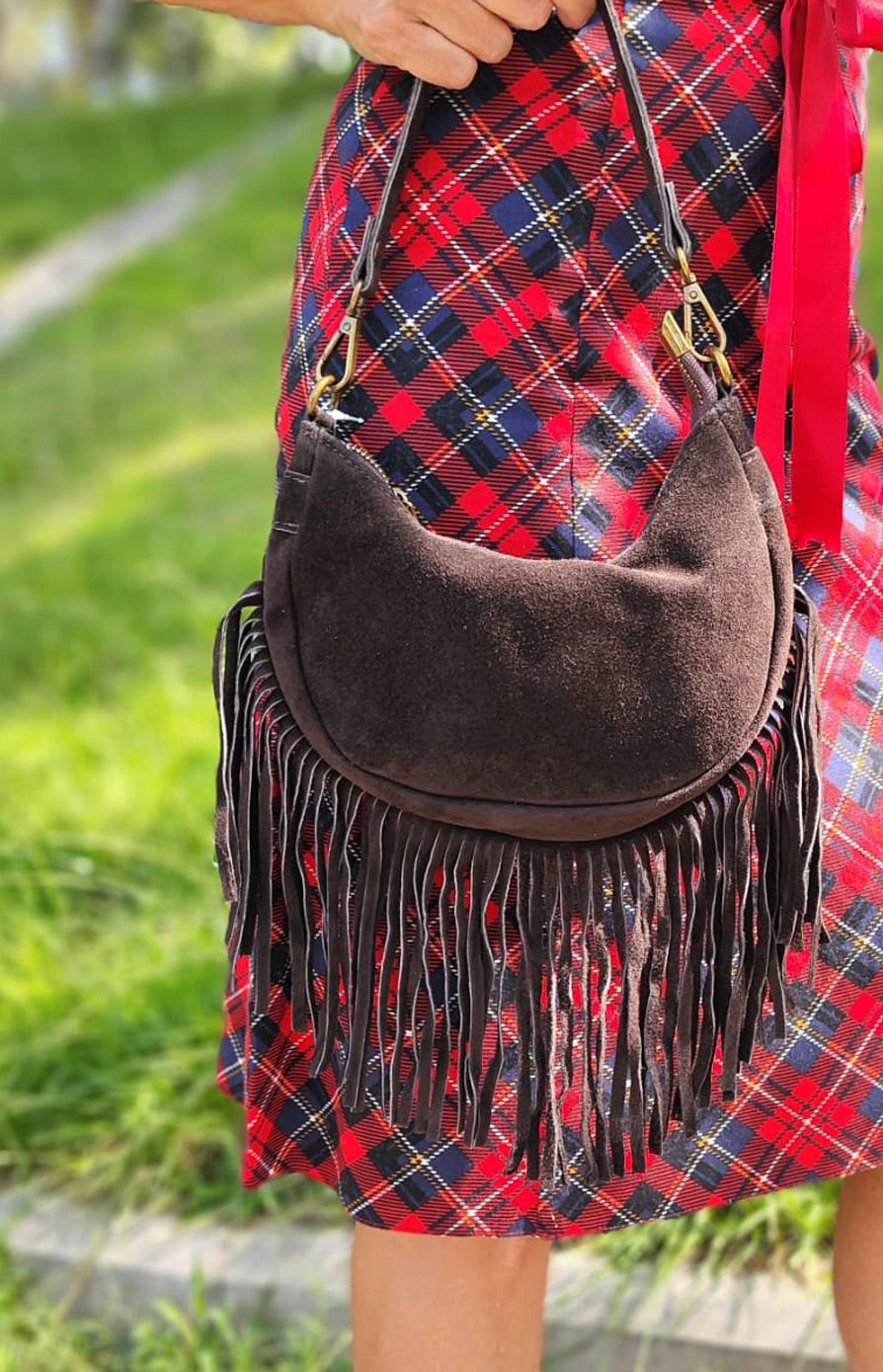 Bolso Aitana. Bolso con flecos