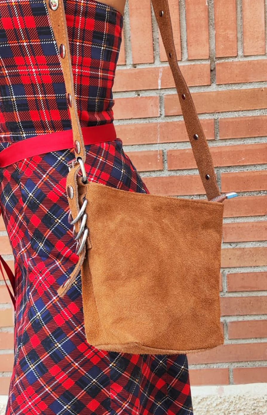 Bolso Faina. Bolso piel de serraje