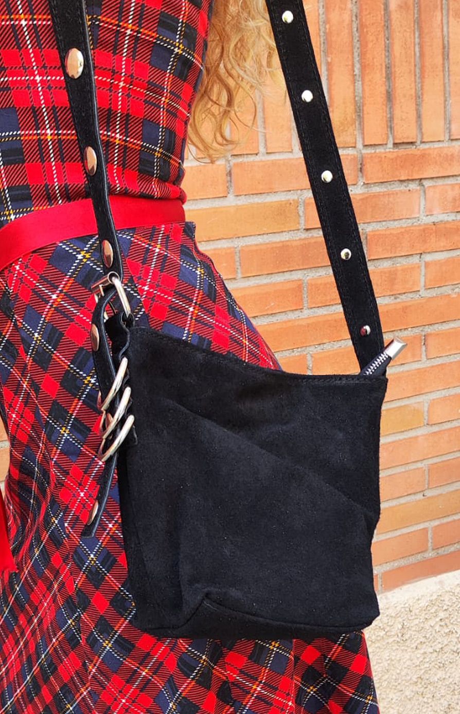 Bolso Faina. Bolso piel de serraje - Imagen 3