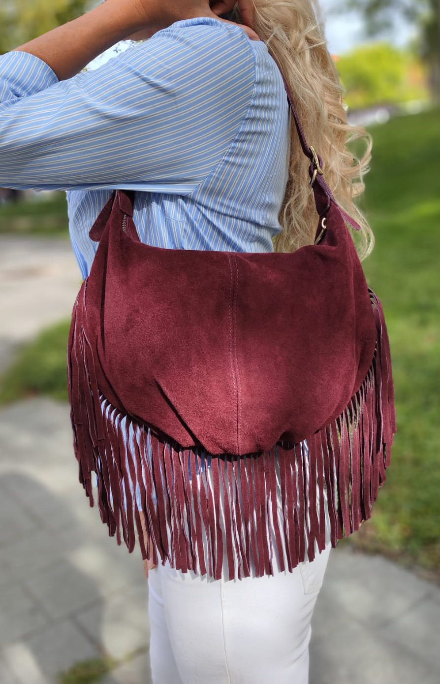 Bolso Gala. Bolso con flecos