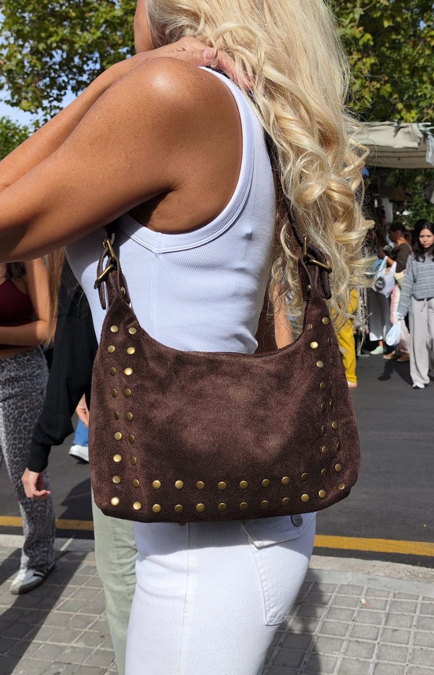 Bolso Marlene. Bolso de serraje