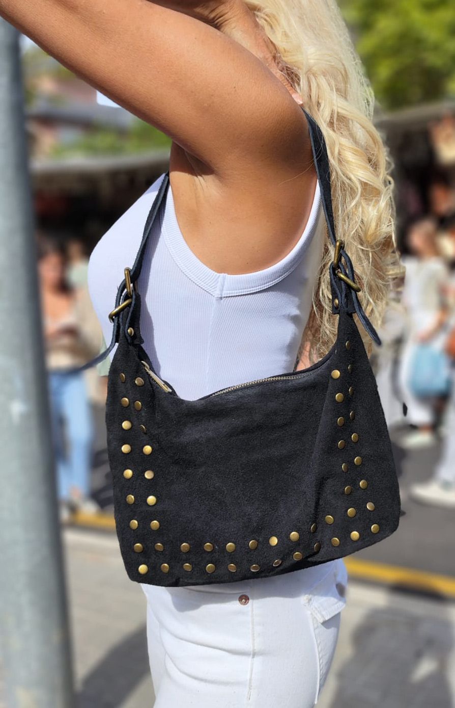 Bolso Marlene. Bolso de serraje - Imagen 5