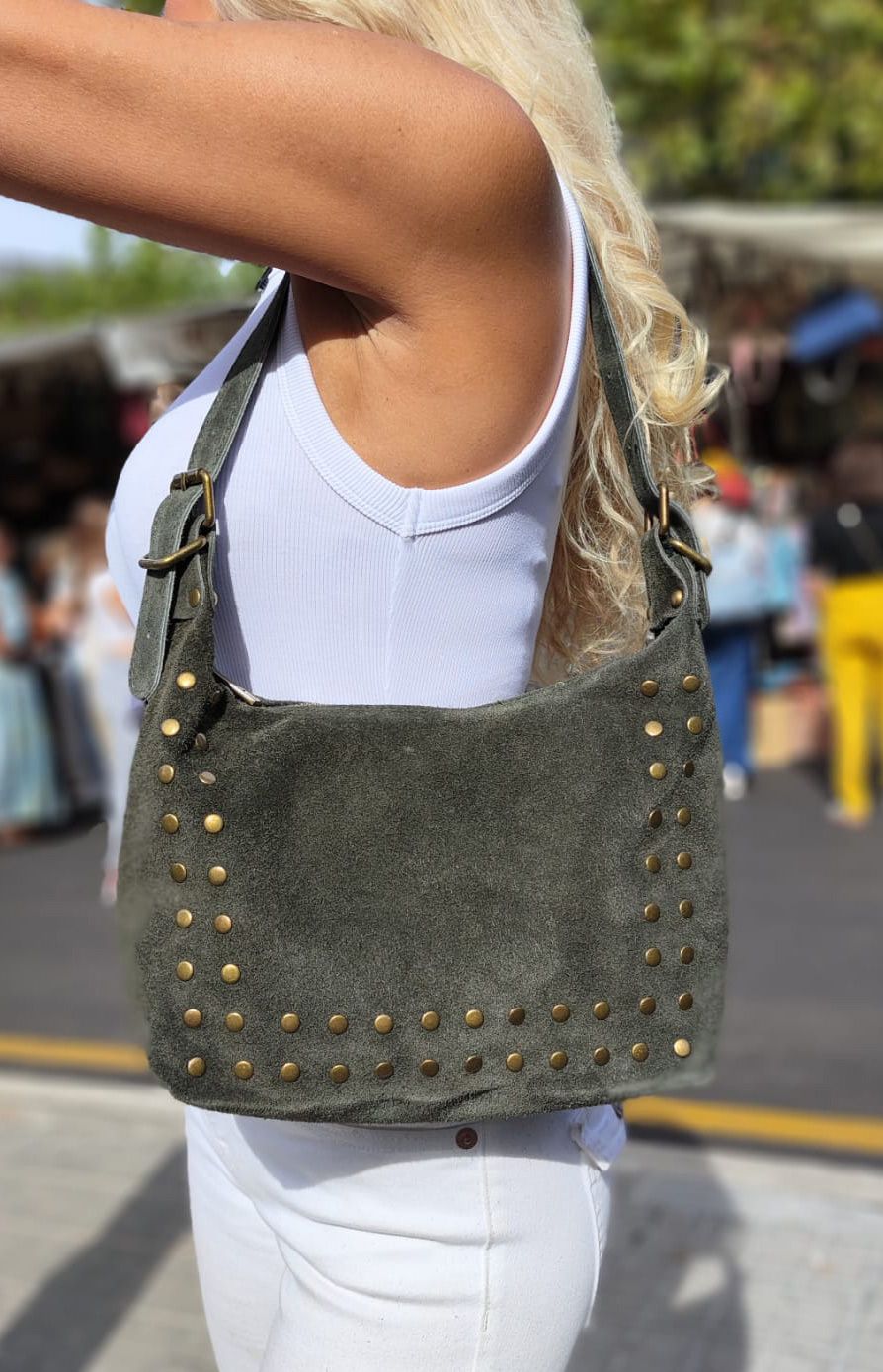 Bolso Marlene. Bolso de serraje - Imagen 7