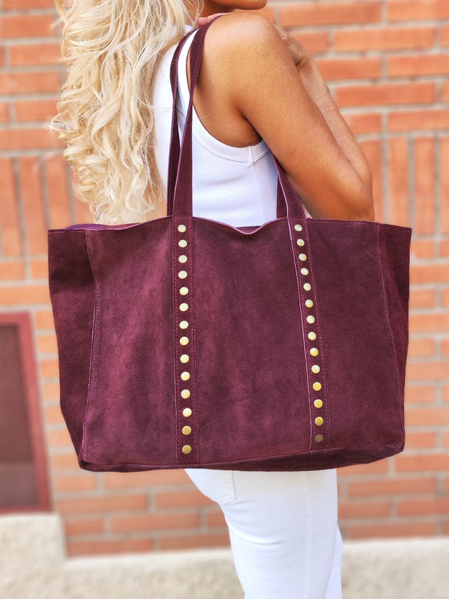 Bolso Luna. Gran bolso con tachuelas - Imagen 2