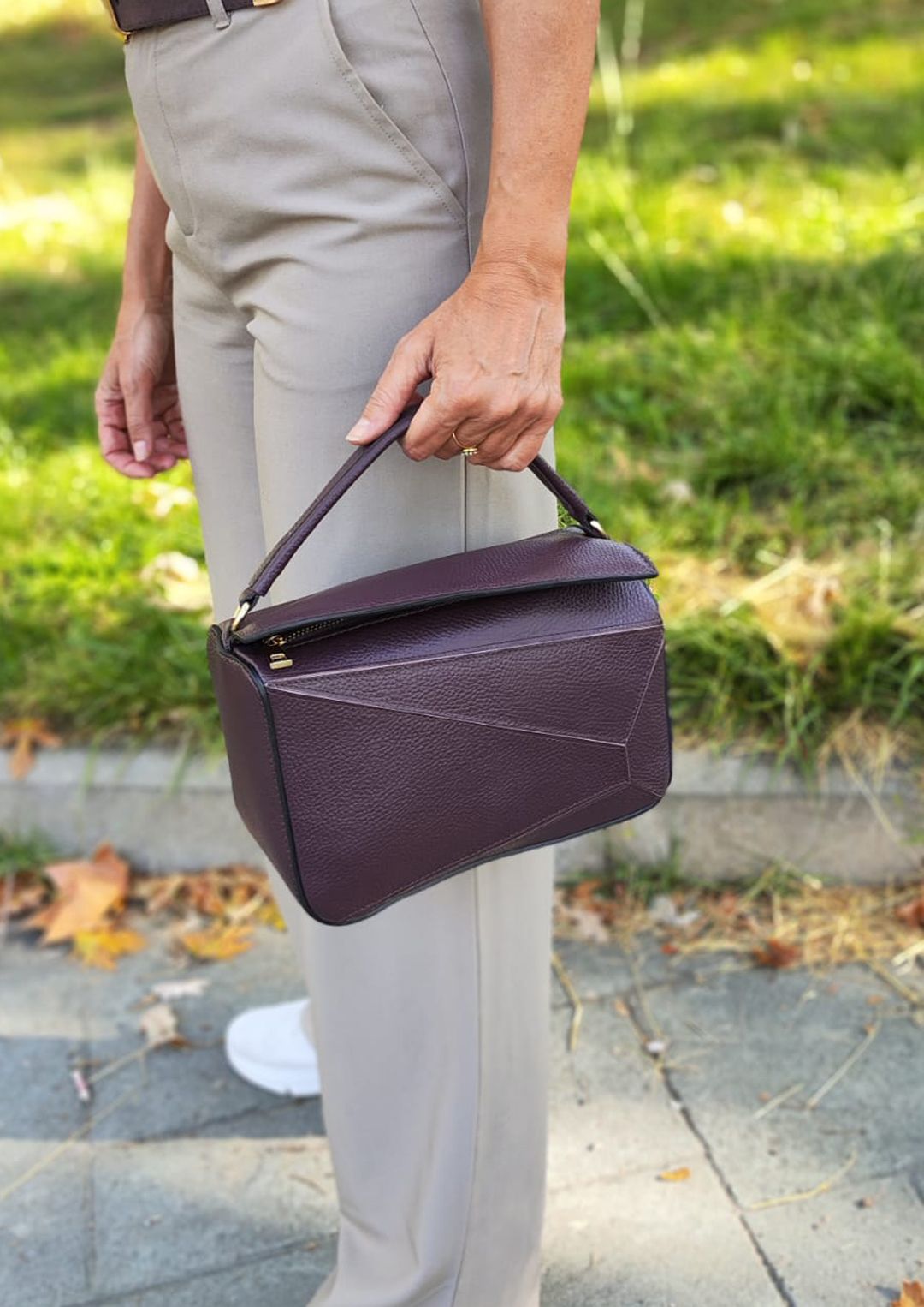 Bolso Amalia. Bolso puzzle liso