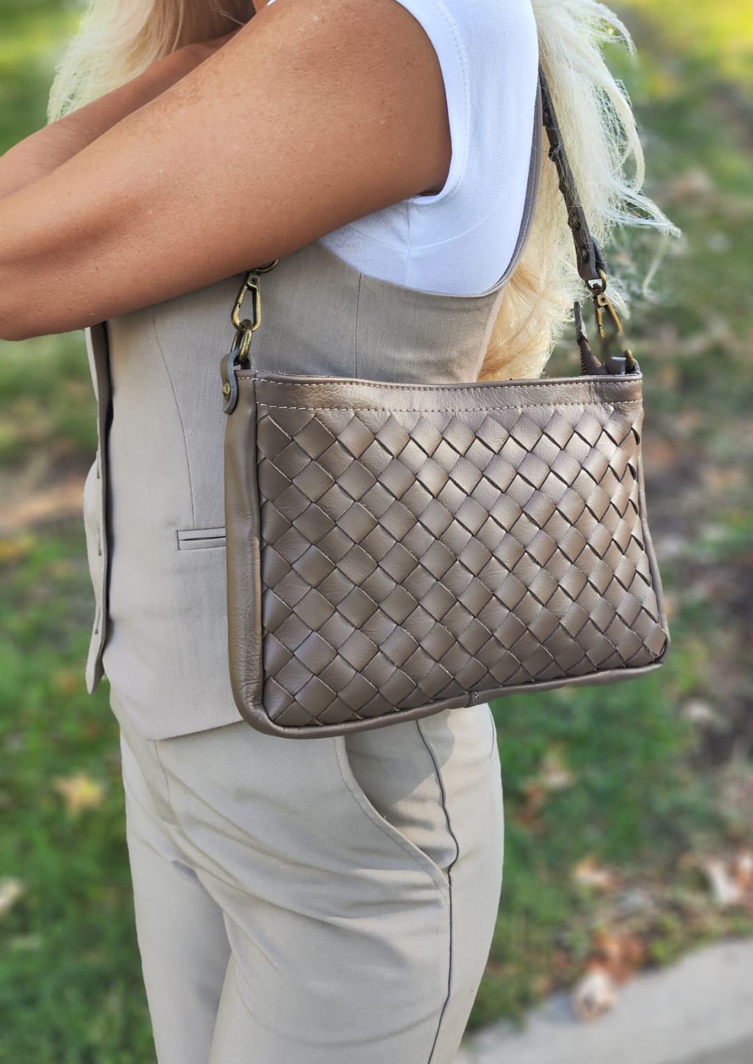 Bolso Julieta. Bolso trenzado - Imagen 7