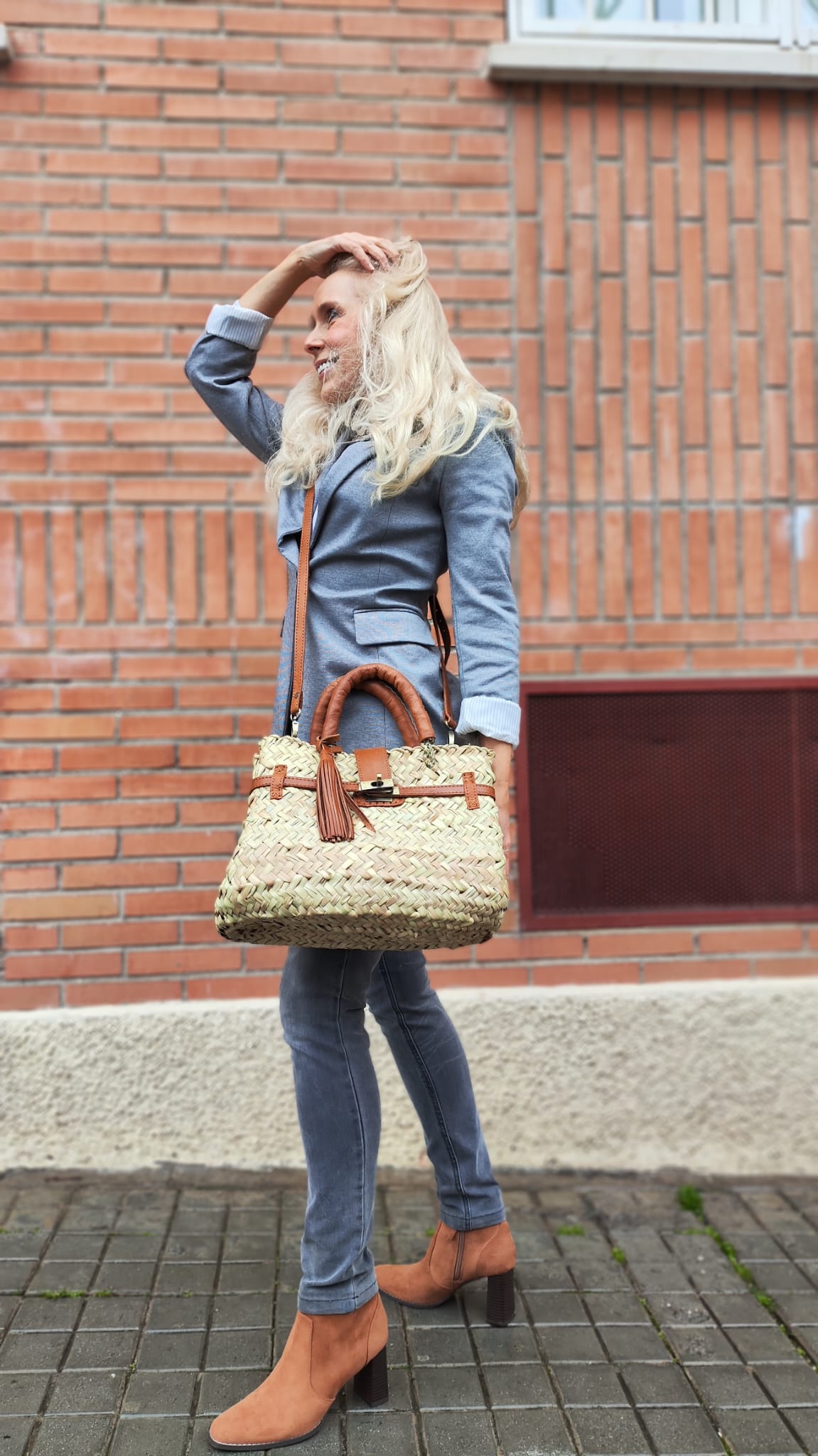 Cesta Mar, cesta realizada a mano - Imagen 2