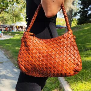 Bolso Jaqueline. Bolso de piel lavada