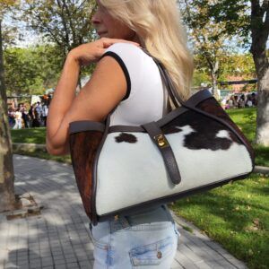 Bolso Evita. Piel de potro
